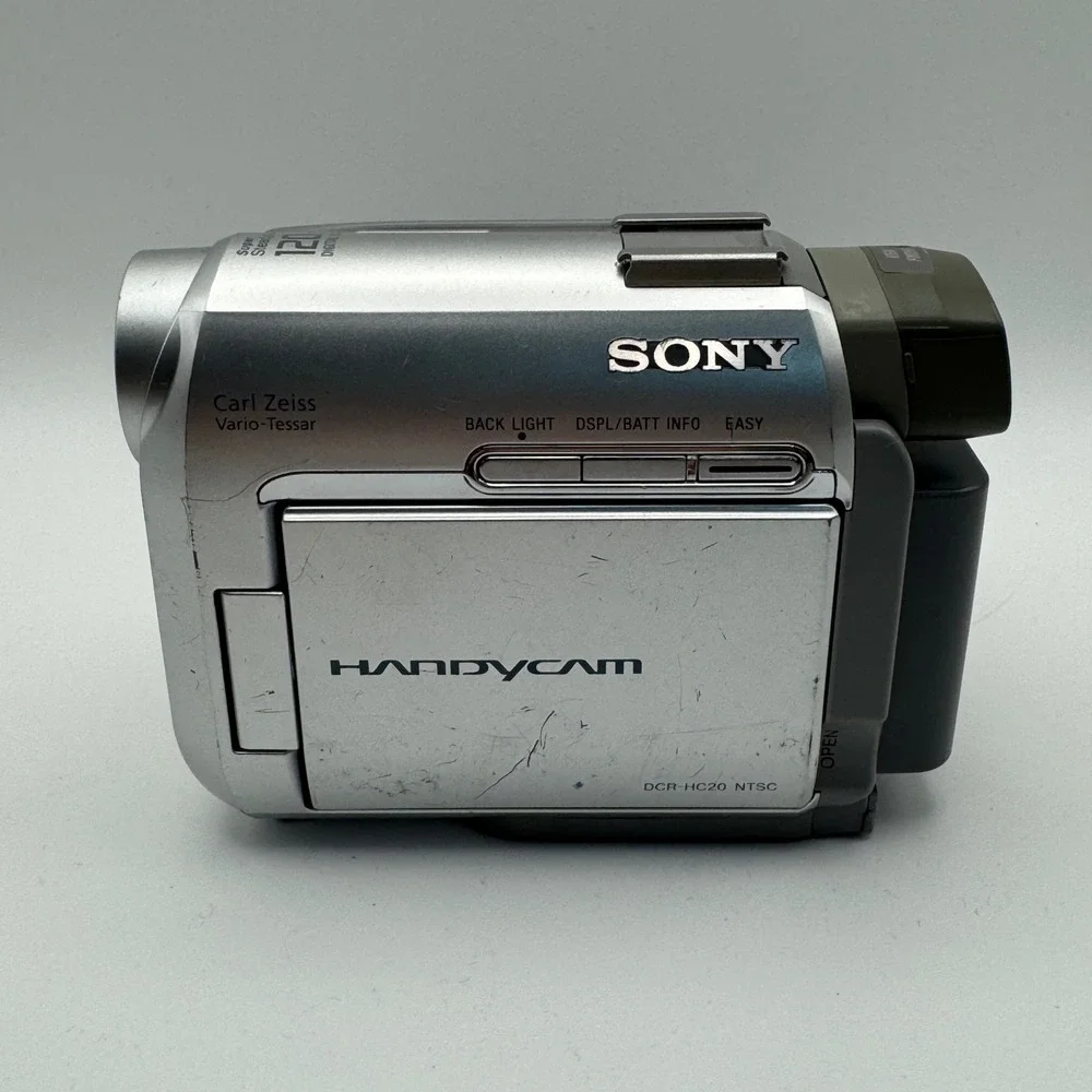 Sony Handycam DCR-HC20 MiniDV Digital Camcorder Carl Zeiss For Parts or Repair‎